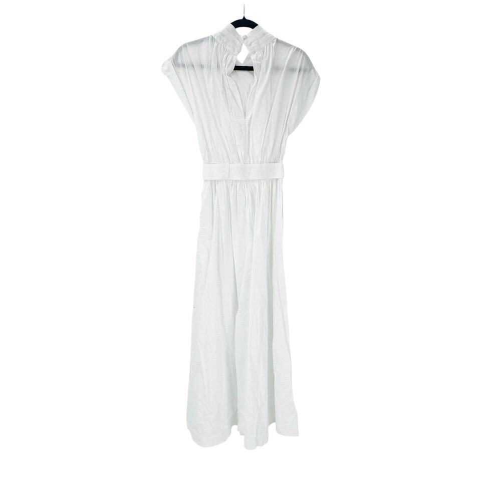 Derek Lam 10 Crosby Celeste Belted Waist Cutout Maxi Dress White Size 2 NWOT - Picture 12 of 13